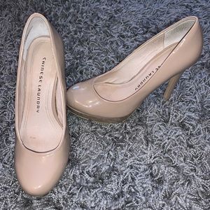 Nude Chinese laundry stilettos